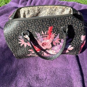 Guess flowered purse